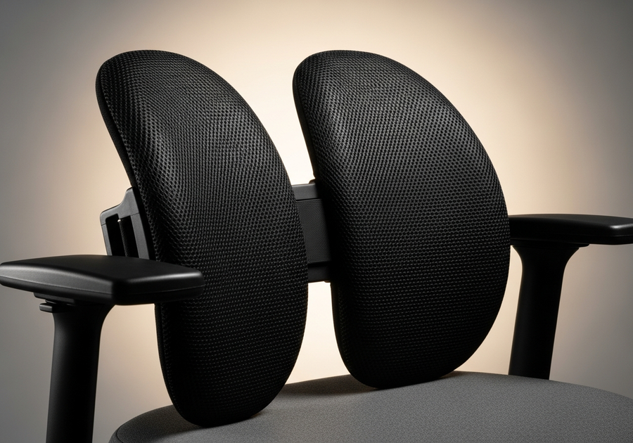 CabeVibe Dual Lumbar Support Cushion